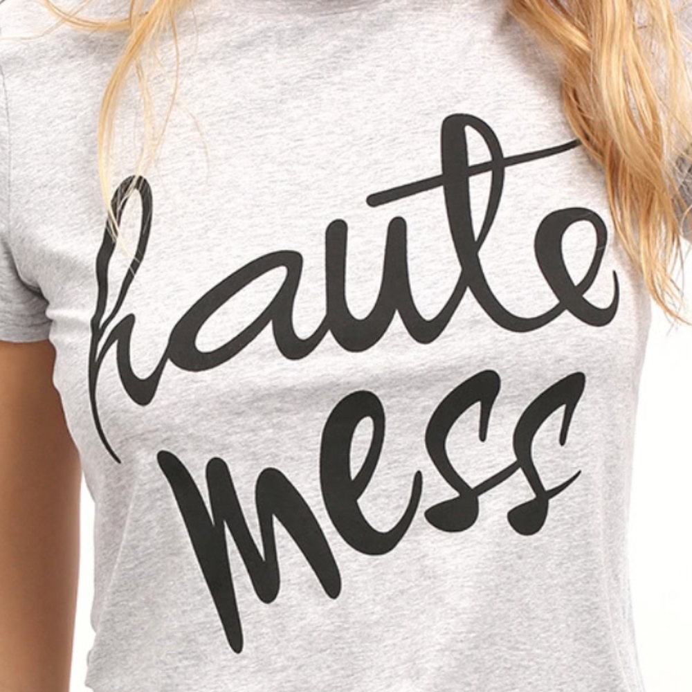 NEW T-Shirt Grey Cotton T-Shirt Med or Large